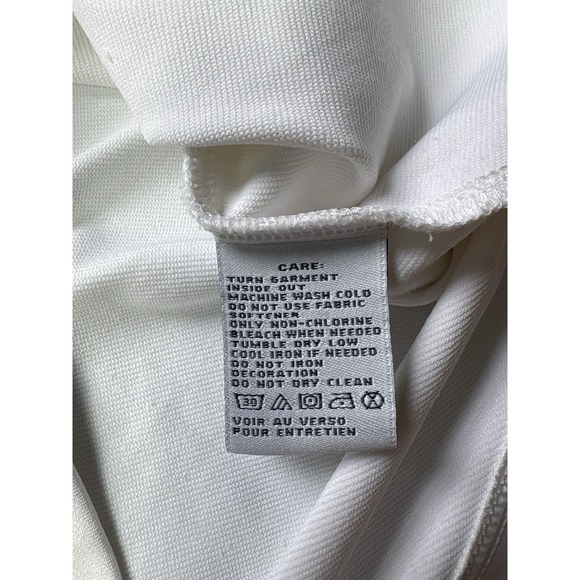 Ralph Lauren Golf Womens Small White Long Sleeve 1/2 Zip Pullover White Solid - Picture 7 of 8